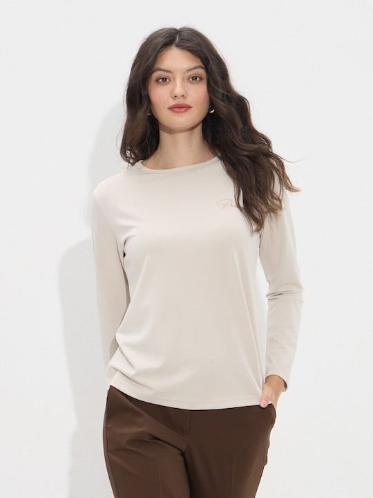 Women's Blouse Long Sleeve Ecru