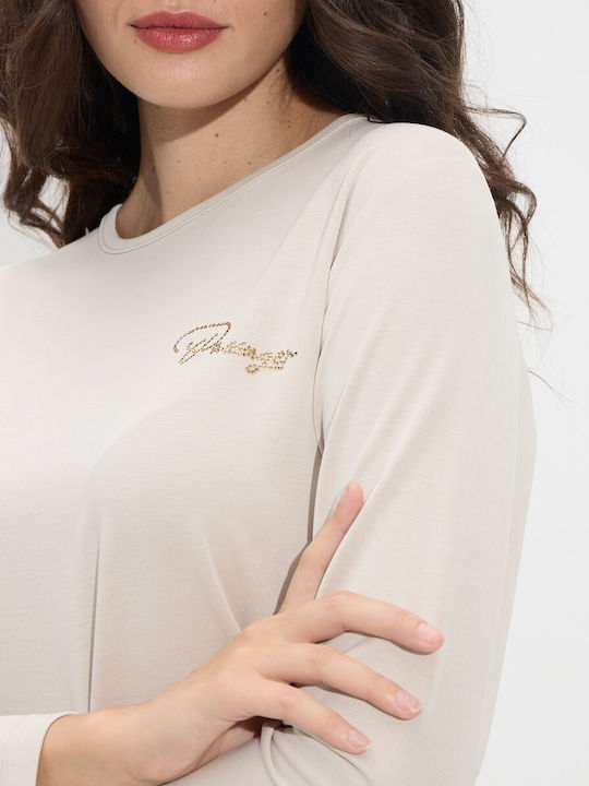 Women's Blouse Long Sleeve Ecru