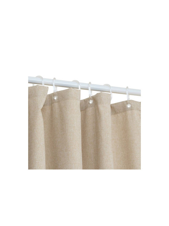 5Five Duschvorhang 180x180cm Beige