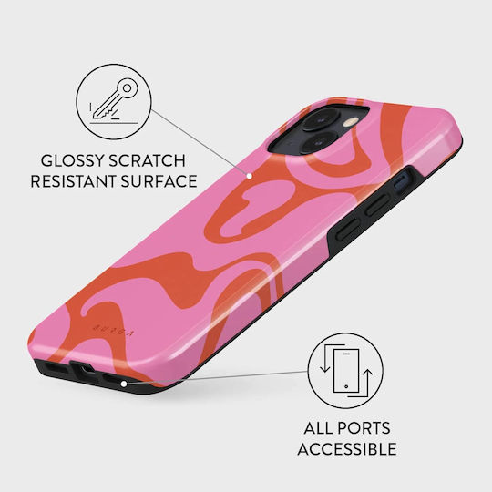 Burga iPhone 15 Plus Fashion Tough Magsafe Hard Case Magsafe Ride Wave