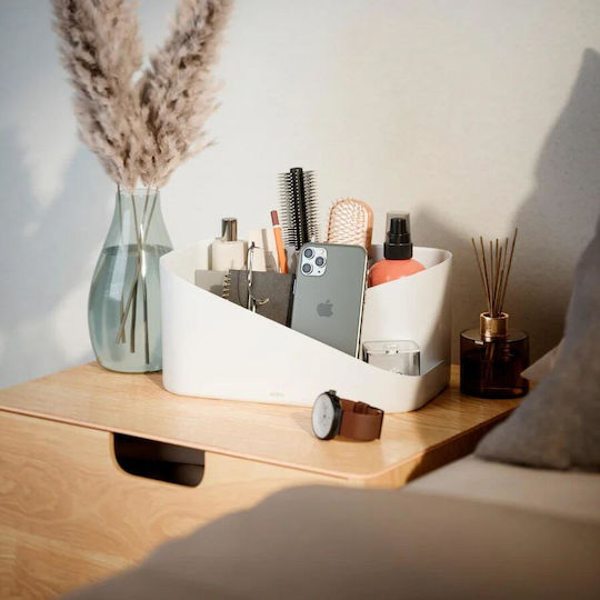 Umbra Glam Kosmetikorganisator mit 9 Fächern Weiß 27x17x13cm