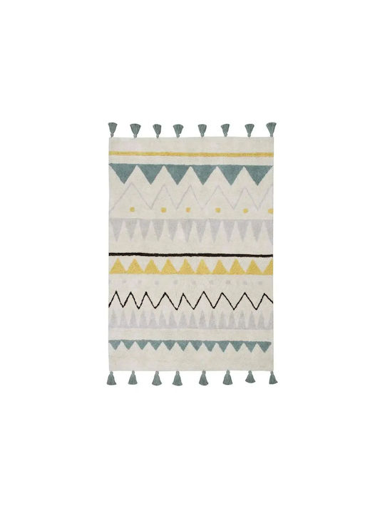 Lorena Canals Azteca Χειροποίητο Παιδικό Χαλί Πολύχρωμο 120x160cm