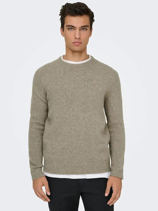 Langarm Pullover Walnut