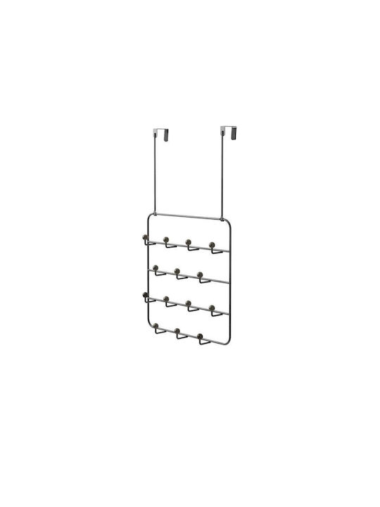 Umbra Wall Hanger Estique Wooden 14 Hooks Black 36x11cm