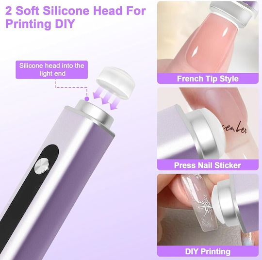 3 In 1 Mini Stick Λάμπα Μαγνήτης & Jelly Stamp 3w