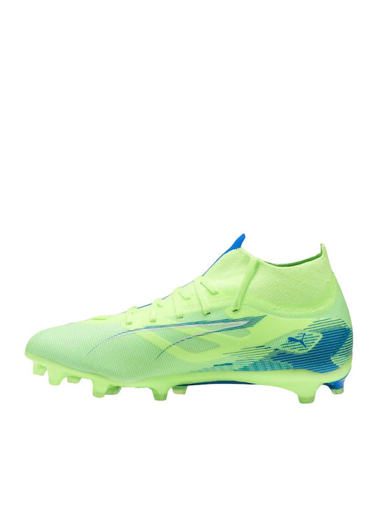 PUMA Ultra 5 Match+ Pantofi de Fotbal cu crampoane Verzi