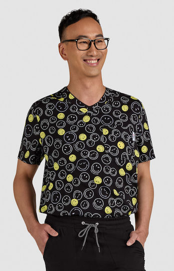 KOI USA Men's Multicolour Medical Blouse