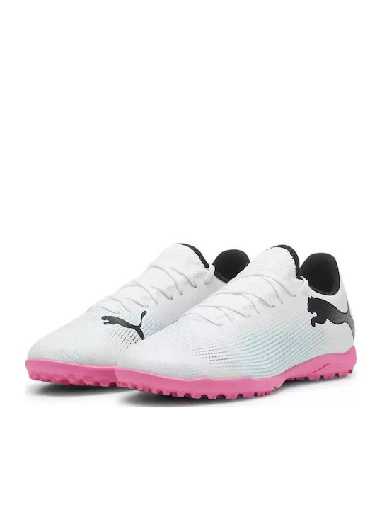 PUMA Future 7 Play Football Shoes with Molded Cleats White