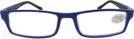 Optosquad Lesebrille +3.75 in Blau Farbe 7787-3