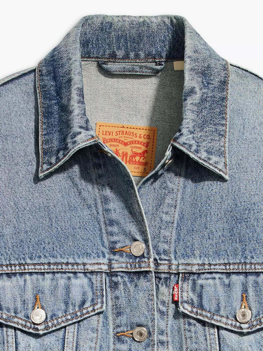 Trucker Damen Jeansjacke Light Indigo