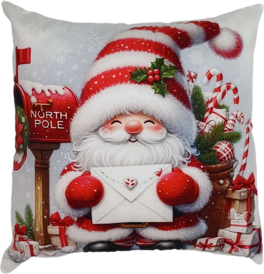 Christmas Decorative Pillowcase Ilis Home 94002 Red White 45x45