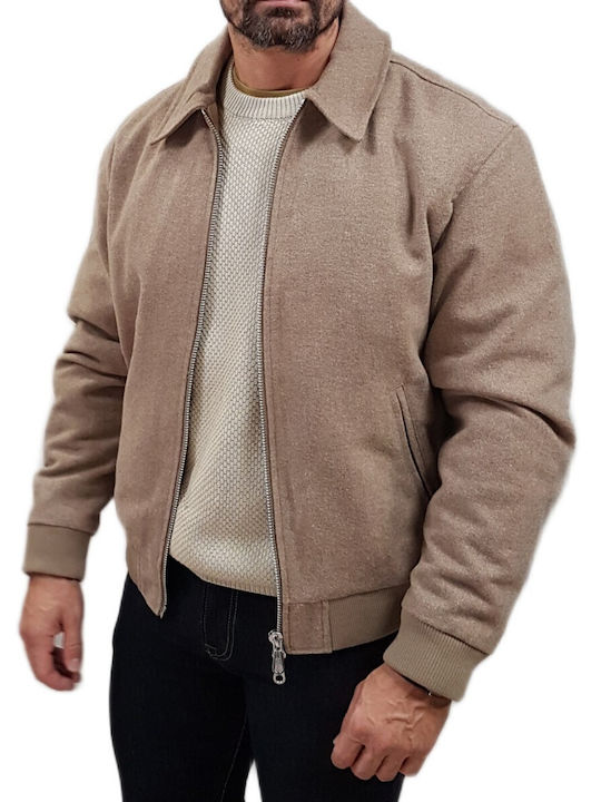 Jack & Jones Geci Barbati Bomber Greige Bej