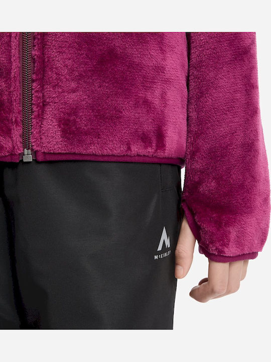 Cardigan pentru copii Fleece Violet Daisy