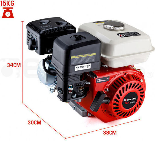 208cc 7hp Maximă Rotații 3600rpm Ax Orizontal (Rezervor 0.6lt)