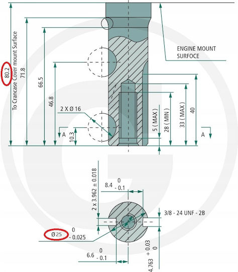 Loncin 6.5hp Κάθετου Άξονα