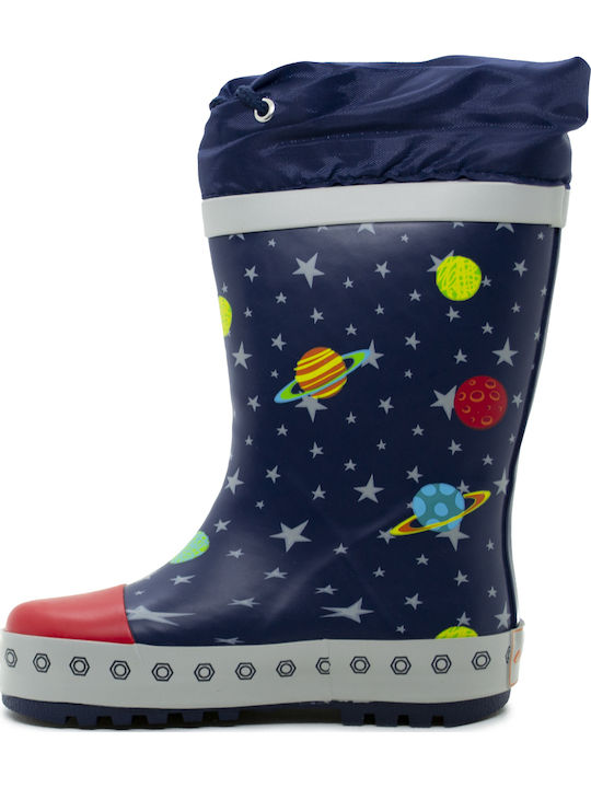 Kids Wellies with Internal Lining Blue