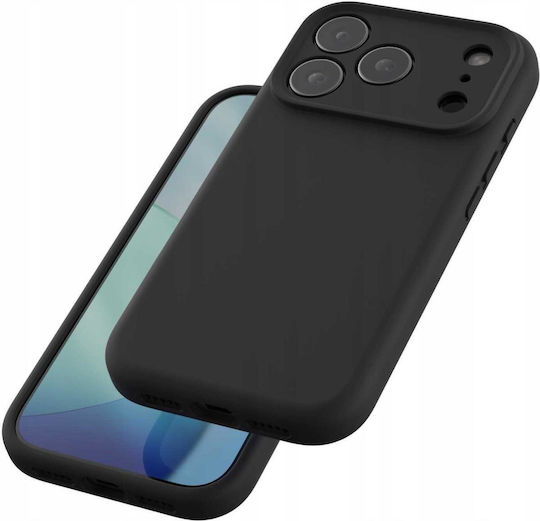 Spacecase Silicone Back Cover Σιλικόνης Μαύρο (iPhone 17 Pro Max)