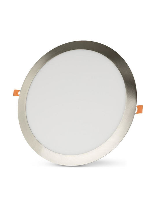 Avide Rund Vertieft LED Panel 24W mit Natürliches Weiß Licht 4000K