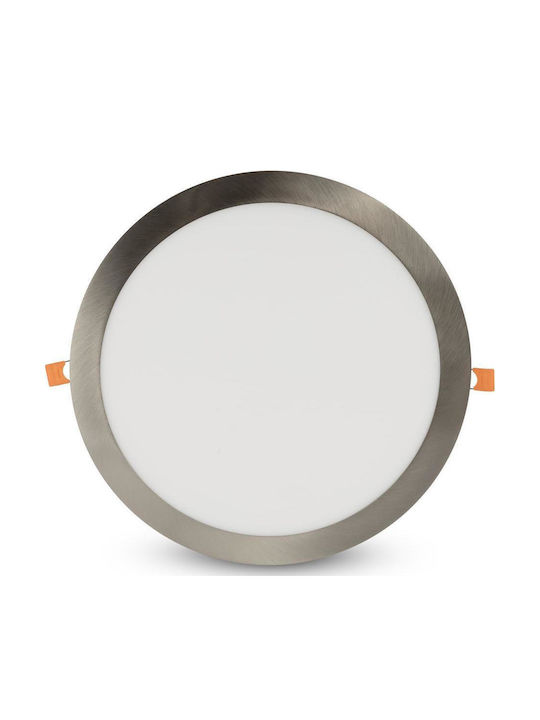 Avide Rund Vertieft LED Panel 24W mit Natürliches Weiß Licht 4000K