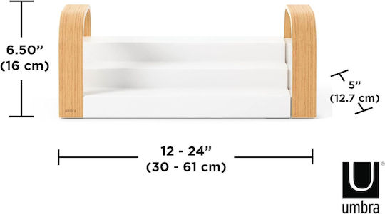 Umbra Plastic Tabletop Spice Rack Organizer Beige