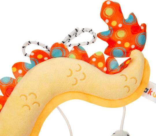 Akuku Hanging Baby Toy for Cot with Mirror Dragon for Newborns