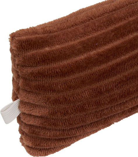 Stoff-Zugluftstopper Tür in Braun Farbe Stoff-Zugluftstopper Tür in Braun Farbe