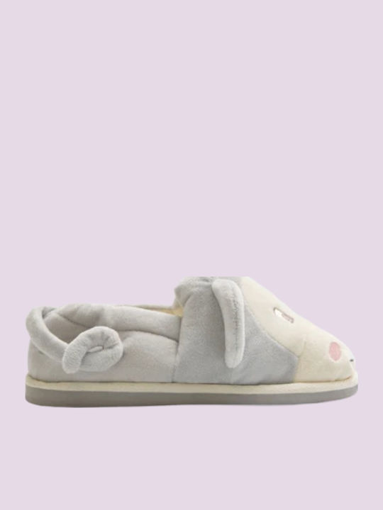 Closed Women's Slippers Gray