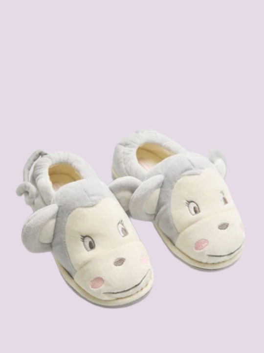 Closed Women's Slippers Gray