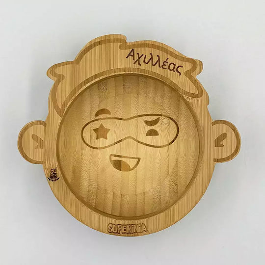 Pandaboo Baby Food Bowl made of Bamboo Green