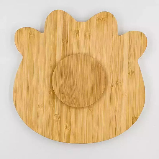 Pandaboo Детска Чиния за Хранене Розов