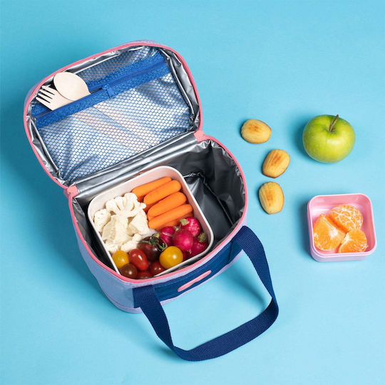 Super Petit School Insulated Snack Bag Lilac 16.5x15x20cm