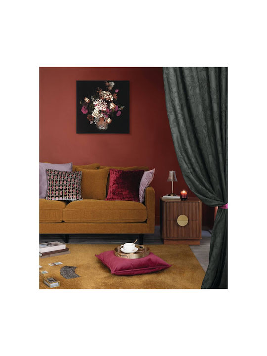 Atmosphera Μαξιλάρι Καναπέ Bellissima από Βελούδο Καφέ 40x40εκ.