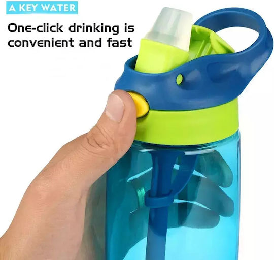 Pandaboo Kids Water Bottle Plastic Purple