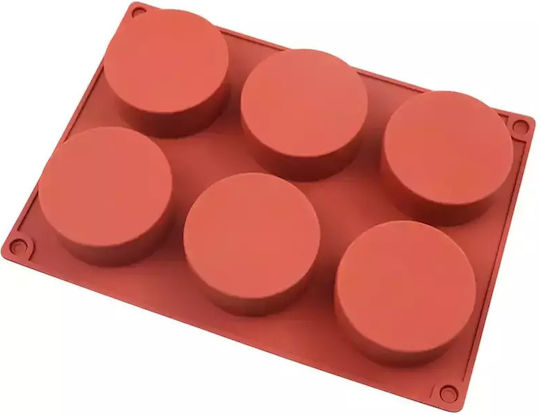 Pandaboo Silicone 6 Cups Baking Pan