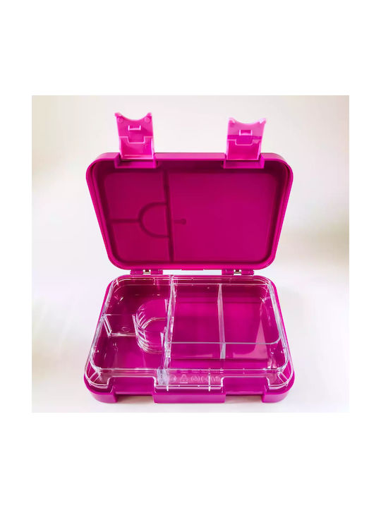 Pandaboo Plastic Lunch Box Light Blue 820ml