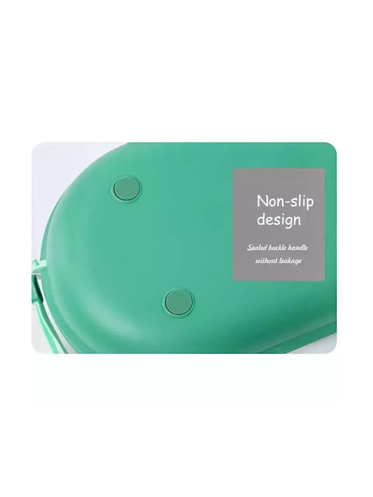 Pandaboo Plastic Lunch Box Purple