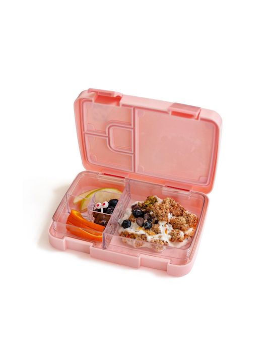 Pandaboo Plastic Lunch Box Light Blue 820ml