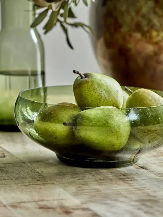 House Doctor Glass Salad Bowl Green 10x10cm
