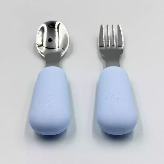 Pandaboo Baby Cutlery Set Yellow 2pcs