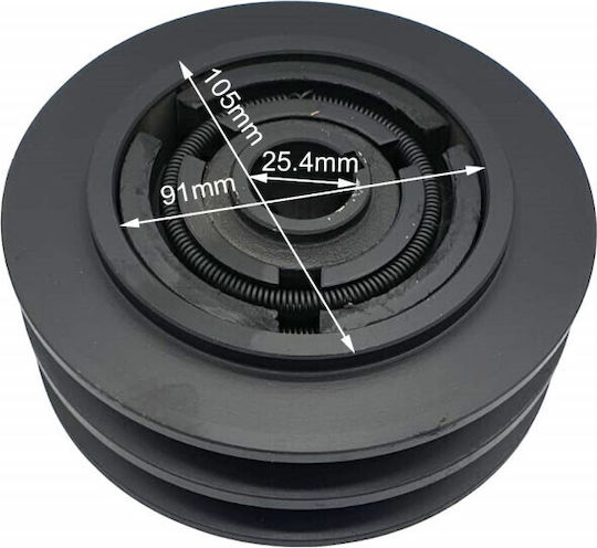 Ambreiaj Compatibil Honda 148mm X 25.4mm 2 Canale 17mm