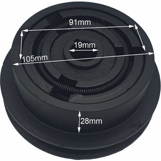 Ambreiaj Compatibil Honda 128 X 19 Mm 1 Șanț 13 Mm