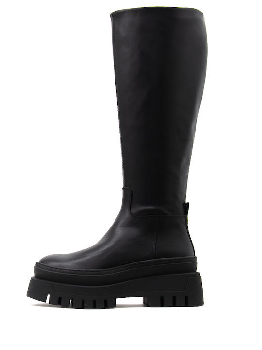Steve Madden Chipp Γυναικείες Μπότες Μαύρες
