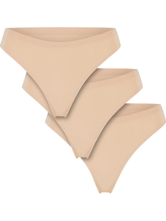 Damen Brasilien 3Pack Nude