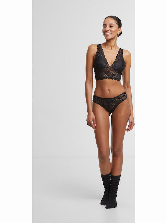 Femei Brazilia 2Pack cu Dantelă Black