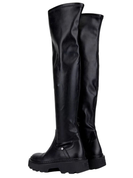 Leather Women's Boots Black