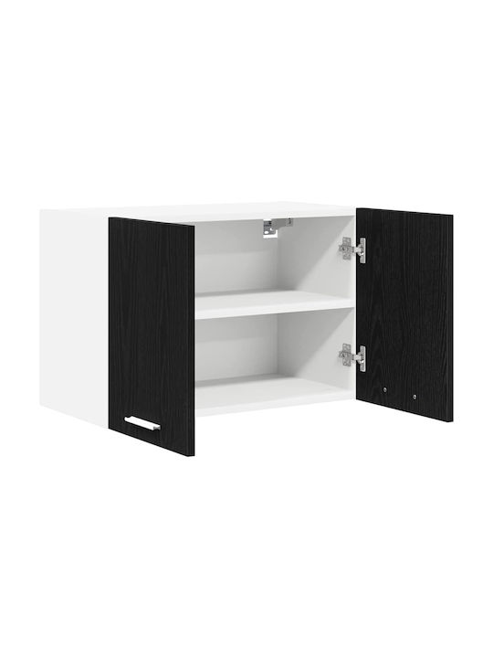 Schrank Wand Schwarz 60x31x40cm