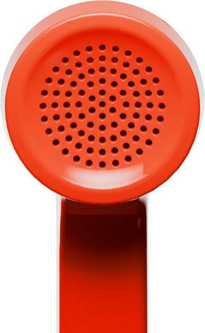 Native Union Pop Phone Alarm Usb-c Ακουτικό Τηλεφώνου Υψηλής Ποιότητας Μικρόφωνο Ακουστκό Κοκκινο Nu-pop-p-ard