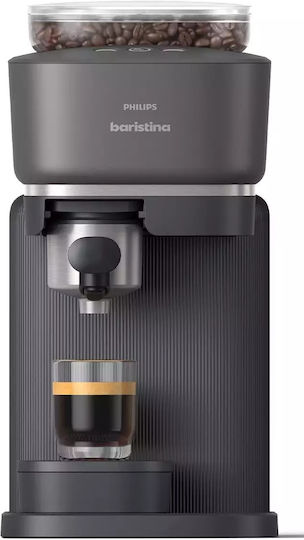 Philips Baristina Automatic Espresso Coffee Machine 1500W Pressure 16bar with Grinder Black BAR300/60