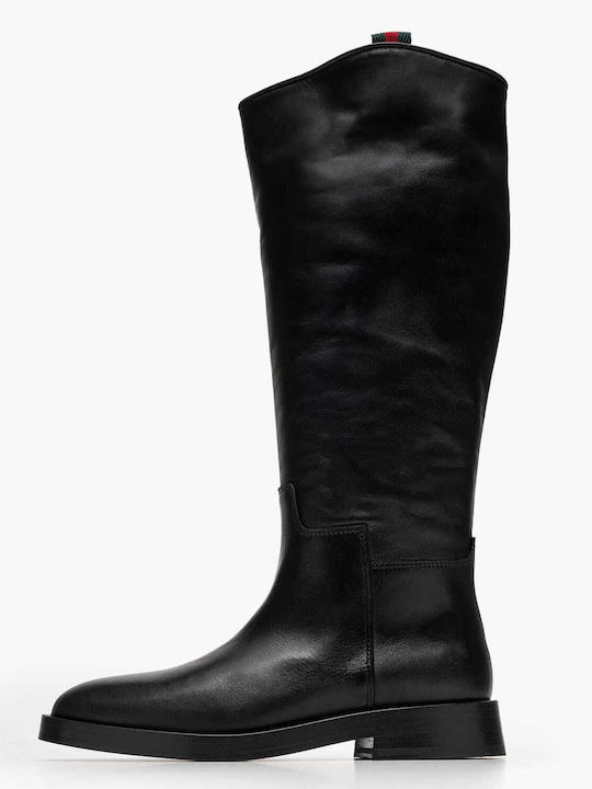 Leather Women's Boots Black
