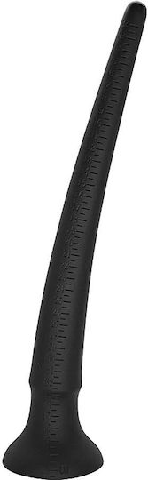 Long Spear Πρωκτικό Ομοίωμα Σιλικόνης Μαύρο 39cm